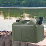 Maxbell Water Container Easy Cleaning Canister Water Tank for Barbecue Camping Green 10L