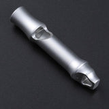 Maxbell Emergency Whistle High Frequency Survival Whistle for Outdoor Sport Fishing Silver