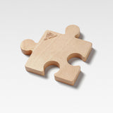 Maxbell 4x Wooden Coasters Jigsaw Puzzle Design Placemats Decor for Kitchen Home