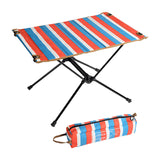Maxbell Foldable Camping Table Detachable with Storage Bag Portable Desk for Garden Red Blue