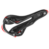 Maxbell Universal Mountain Bike Seat Carbon fiber Bikes PU Leather