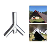 Maxbell Aluminum Alloy Camping Tent Tarp Poles Canopy Awning Rod Backpacking Hiking Silver