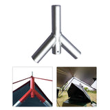 Maxbell Aluminum Alloy Camping Tent Tarp Poles Canopy Awning Rod Backpacking Hiking Silver