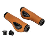 Maxbell MTB Bike Handlebar Grips Shock Absorbing for Bicycle Mountain Road Bike Brown
