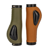 Maxbell MTB Bike Handlebar Grips Shock Absorbing for Bicycle Mountain Road Bike Brown