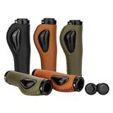 Maxbell MTB Bike Handlebar Grips Shock Absorbing for Bicycle Mountain Road Bike Brown