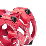 Maxbell Bike Short Stem Mountain Road Bicycle 28.6mm 1-1/8 31.8mm Handlebar Stem Red