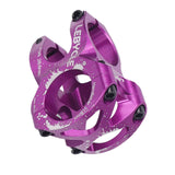 Maxbell Bike Short Stem Mountain Road Bicycle 28.6mm 1-1/8 31.8mm Handlebar Stem Purple