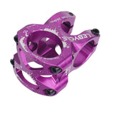Maxbell Bike Short Stem Mountain Road Bicycle 28.6mm 1-1/8 31.8mm Handlebar Stem Purple