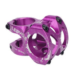 Maxbell Bike Short Stem Mountain Road Bicycle 28.6mm 1-1/8 31.8mm Handlebar Stem Purple