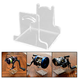 Maxbell Fishing Reel Display Stand Organizer Acrylic for Baitcasting Reel Collection