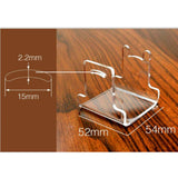 Maxbell Fishing Reel Display Stand Organizing Rack Acrylic Accs Solid Portable A
