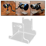 Maxbell Fishing Reel Display Stand Organizing Rack Acrylic Accs Solid Portable A