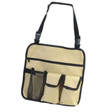Maxbell Outdoor Beach Chair Armrest Bag Heavy Duty Oxford Fabric Pockets Khaki