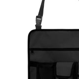 Maxbell Outdoor Beach Chair Armrest Bag Heavy Duty Oxford Fabric Pockets Black