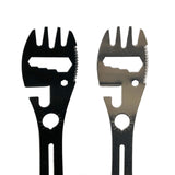 Maxbell Multifunctional Spork Spoon Wrench Portable for Camping Traveling Silver