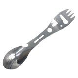 Maxbell Multifunctional Spork Spoon Wrench Portable for Camping Traveling Silver