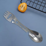 Maxbell Multifunctional Spork Spoon Wrench Portable for Camping Traveling Silver