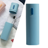 Maxbell Travel Toothbrush Holder Adults Traveling Camping Bathroom  Blue