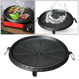 Maxbell Portable Frying Pan Griddle Non Stick Grill Pan Steak Barbecue Grilling