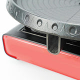 Maxbell Portable Frying Pan Griddle Non Stick Grill Pan Steak Barbecue Grilling