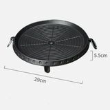 Maxbell Portable Frying Pan Griddle Non Stick Grill Pan Steak Barbecue Grilling