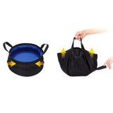 Maxbell Collapsible Water Bucket with carry Camping Outdoor Hiking Boat Caravan Blue
