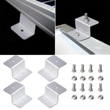 Maxbell 8Pcs Aluminium Bracket for solar Panel Cabins for Caravan RV Nuts Bolt