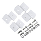 Maxbell 8Pcs Aluminium Bracket for solar Panel Cabins for Caravan RV Nuts Bolt