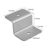 Maxbell 8Pcs Aluminium Bracket for solar Panel Cabins for Caravan RV Nuts Bolt