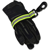 Maxbell Firefighter Glove Strap Turnout Gear Tool Nylon Firefighting Glove Strap Black