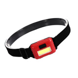 Maxbell LED Headlamp flashlights Elastic Head Band Light for Hiking Mountaineering Red