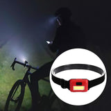 Maxbell LED Headlamp flashlights Elastic Head Band Light for Hiking Mountaineering Red
