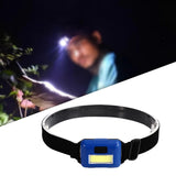 Maxbell LED Headlamp flashlights Elastic Head Band Light for Hiking Mountaineering Blue
