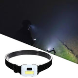 Maxbell LED Headlamp flashlights Elastic Head Band Light for Hiking Mountaineering White