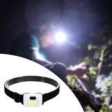 Maxbell LED Headlamp flashlights Elastic Head Band Light for Hiking Mountaineering White