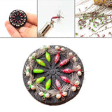 Maxbell Artificial worm Flies Fly Fishing Lures Sharpened Crank Hooks baits Red