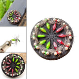 Maxbell Artificial worm Flies Fly Fishing Lures Sharpened Crank Hooks baits Red