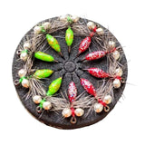 Maxbell Artificial worm Flies Fly Fishing Lures Sharpened Crank Hooks baits Red