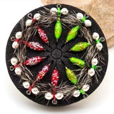 Maxbell Artificial worm Flies Fly Fishing Lures Sharpened Crank Hooks baits Red