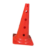 Maxbell 20 inch Thickened Sport Training Cone with Hole for Soccer Basketball Red