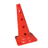 Maxbell 20 inch Thickened Sport Training Cone with Hole for Soccer Basketball Red