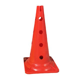 Maxbell 20 inch Thickened Sport Training Cone with Hole for Soccer Basketball Red