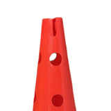 Maxbell 20 inch Thickened Sport Training Cone with Hole for Soccer Basketball Red