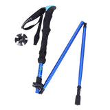 Maxbell Portable Trekking Pole Aluminum Alloy Sports Hiking Backpacking Skiing Pure Blue