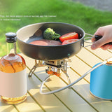 Maxbell Camping Gas Stove 3 Furnaces Heads Folding Backpacking Hiking Outdoor Extension Hose