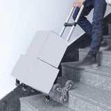 Maxbell Durable Stair Climbing Cart Folding with Rope Luggage  Wheel Racks and Bags