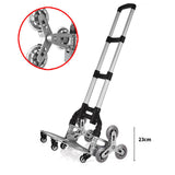 Maxbell Durable Stair Climbing Cart Folding with Rope Luggage  Wheel Racks and Bags