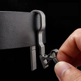 Maxbell Fashion Belt Keychain Lightweight Unisex Custom Titanium Alloy Keyring
