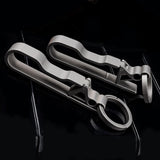 Maxbell Fashion Belt Keychain Lightweight Unisex Custom Titanium Alloy Keyring